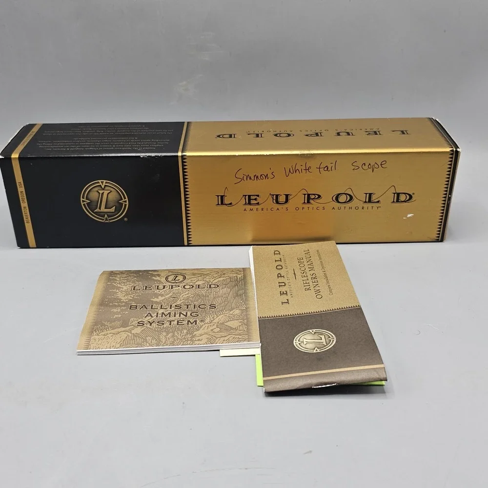 Leupold VX-2 3-9x40mm Rifle Scope BOX & Paperwork ONLY